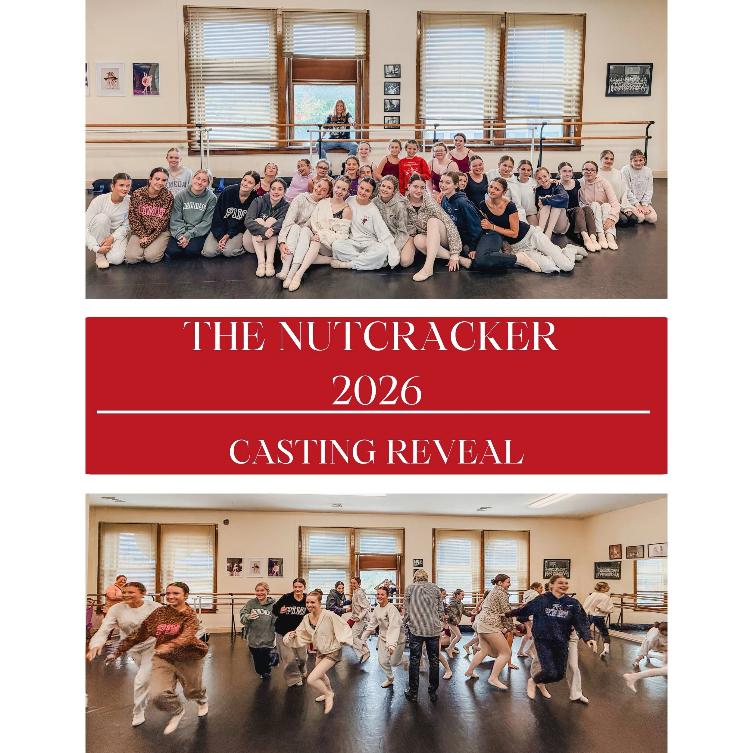 The cast has been revealed!✨Congratulations to this year&rsquo;s Nutcracker dancers!❤️

We can&rsquo;t wait to get into the studio and begin the rehearsals, hard work, and little moments that bring this production to life. We&rsquo;re so excited to s