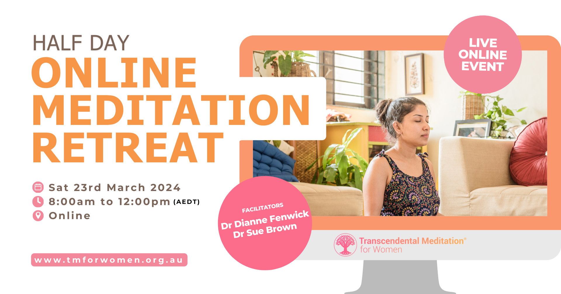 Tm Course Half Day ONLINE MEDITATION RETREAT — Transcendental Meditation for Women
