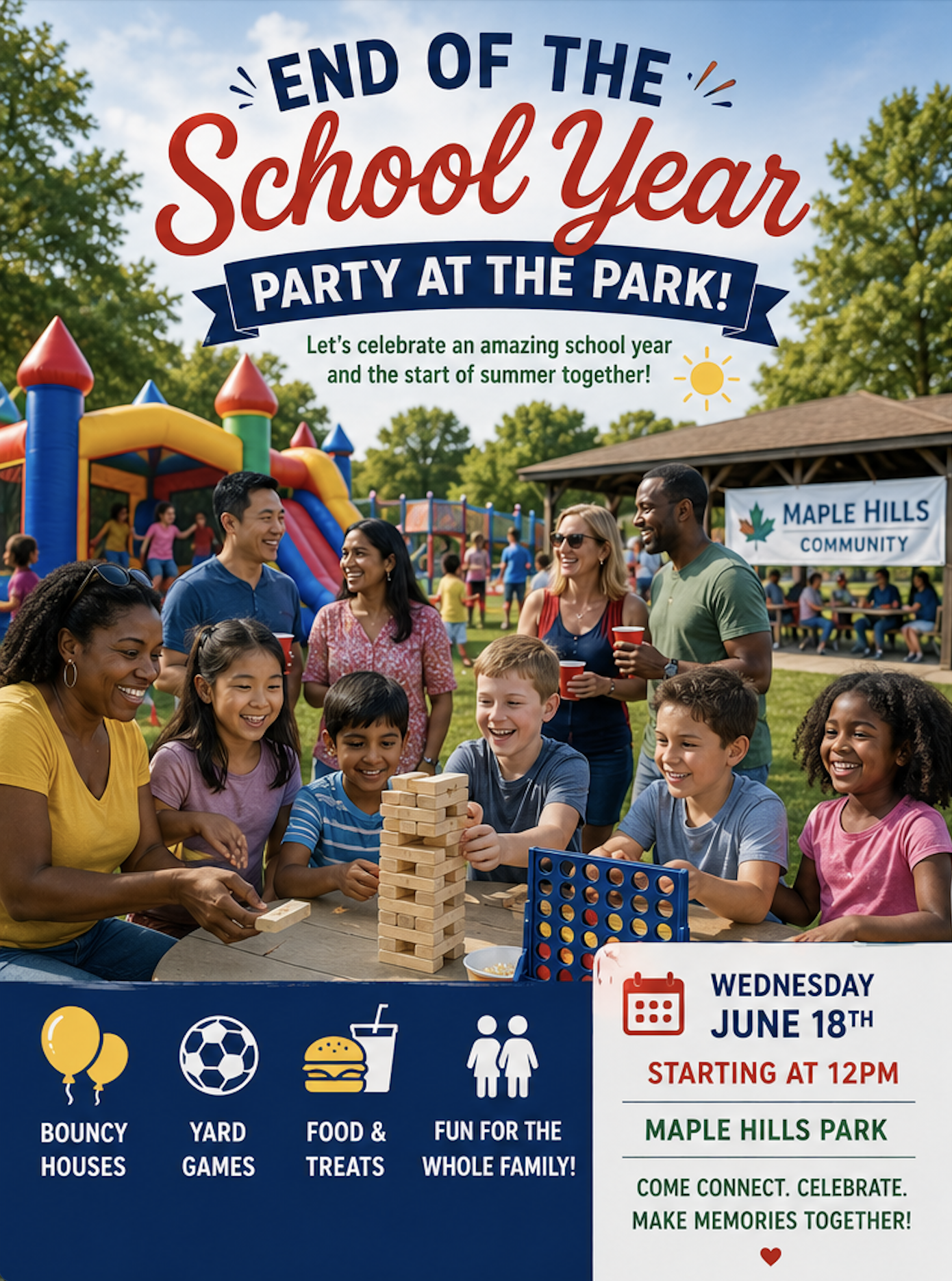 End of the School Year Party at the Park