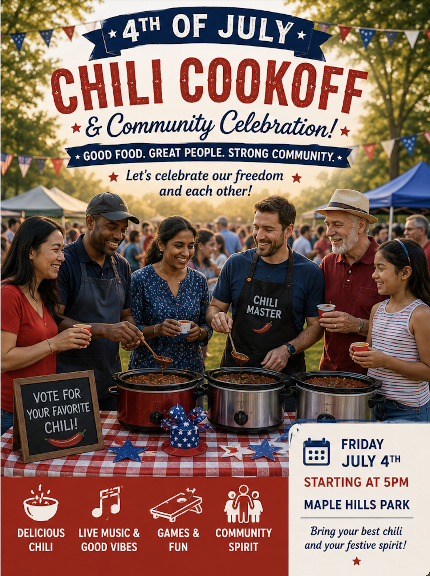 2nd Annual - 4th of July Chili Cookoff