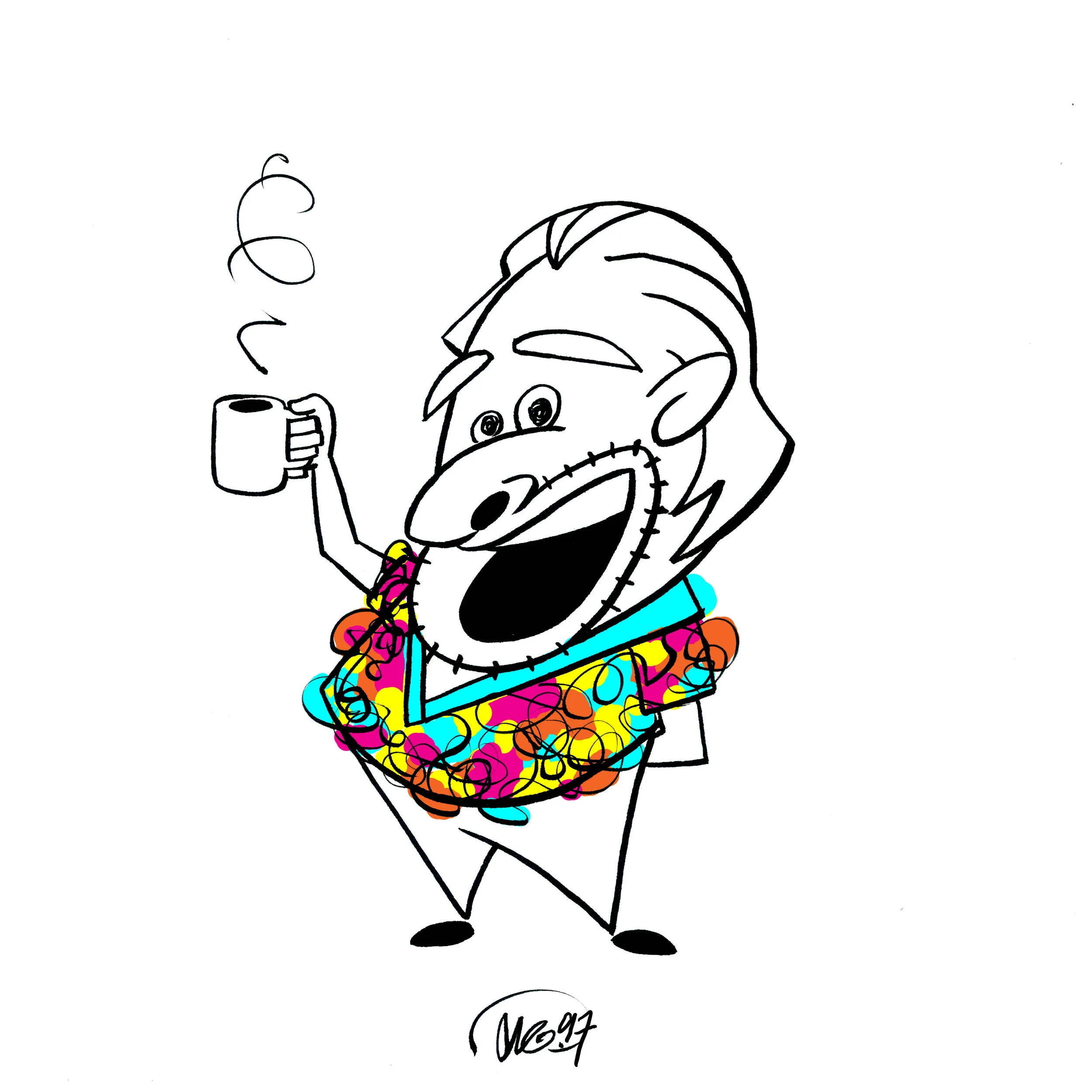 Caricature_Ink/Digital Color