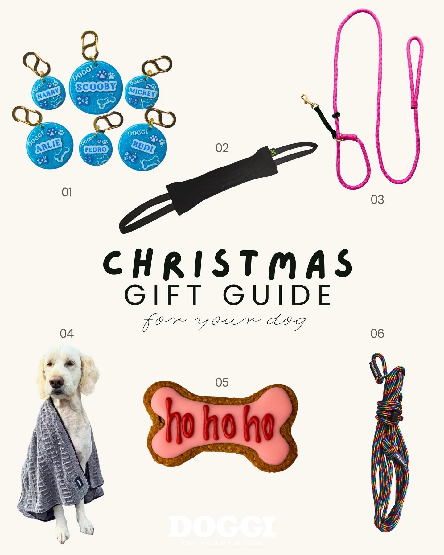 For the last-minute Christmas shoppers like us&hellip; here are some gift ideas your dog will actually love!🎅🏼

01 Pet ID Tags
From the very talented @wagandwildflower 
Pratical and beautiful&mdash;they are hand-painted, and she can do custom desig