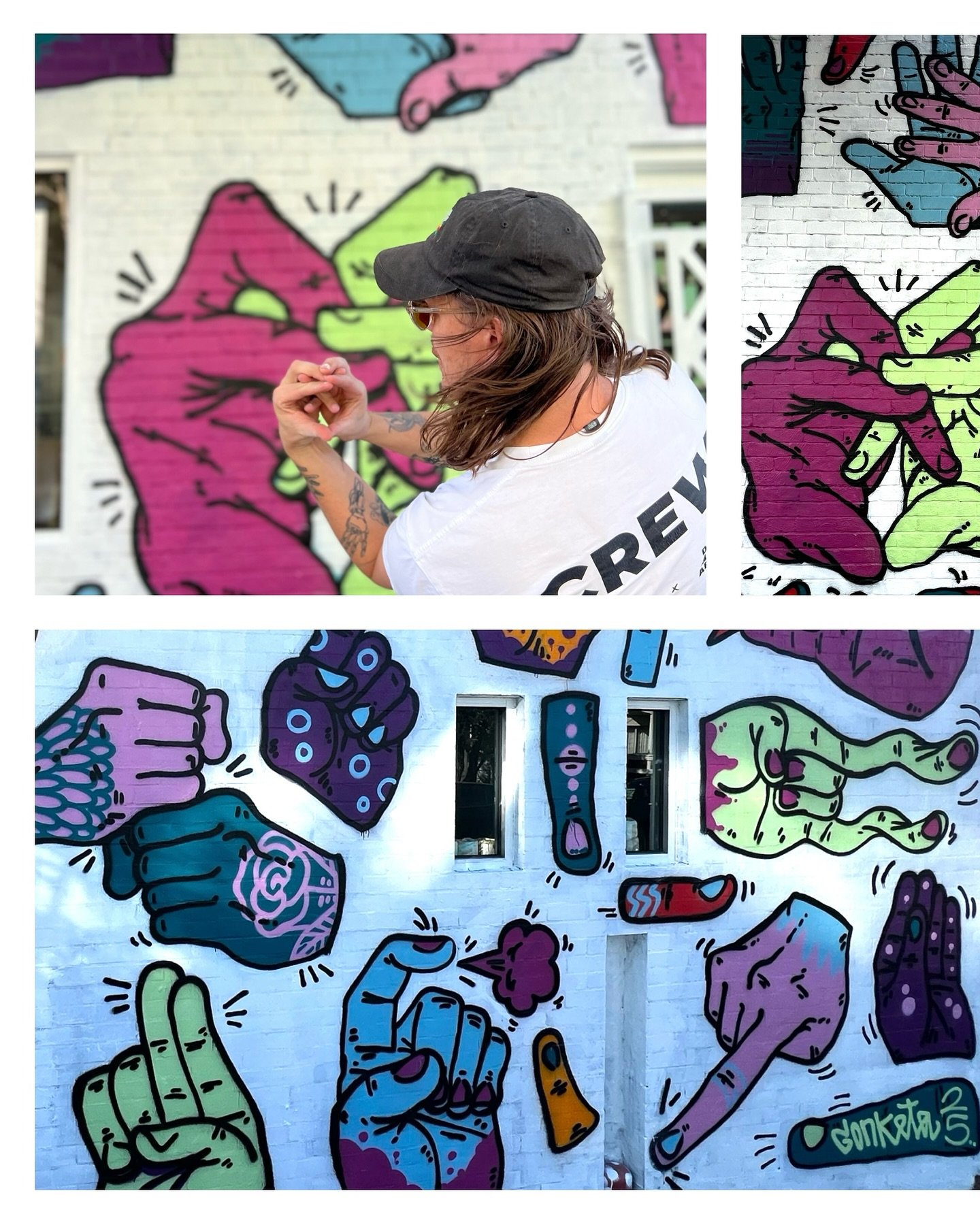 G&rsquo;day all!
Thank you for the kind words, I really appreciate your support and I&rsquo;m still recovering from the monster wall! 

Most of you have asked me where the wall is. 
Its on the side of @our_taverna 
📍 434 Lygon St, Brunswick East, on