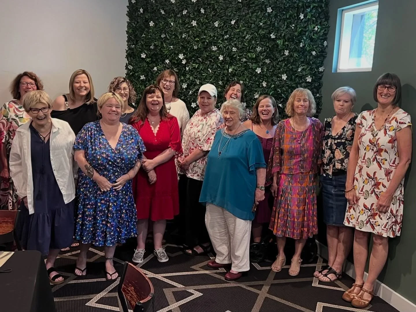 Thursday was our last gathering for 2025, our End of Year lunch. It was a fantastic turnout, with one member travelling nearly 100km to join us.  It was also a chance to say thank you to Marg Haywood, our facilitator retiring from Thursday Girls afte