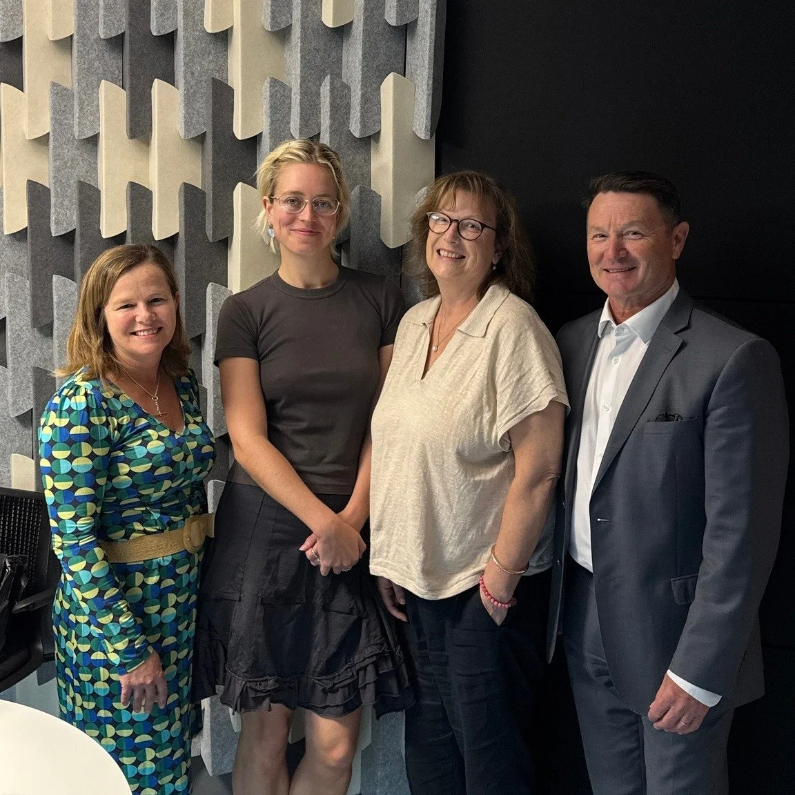 Last week we were invited to be part of the pressing:on podcast by Pressroom Philanthropy - which looks at different Not-for-Profits and the work they do.

Sean, Fiona and Jodi shared their experiences with the host, Claudia Nankervis, including how 