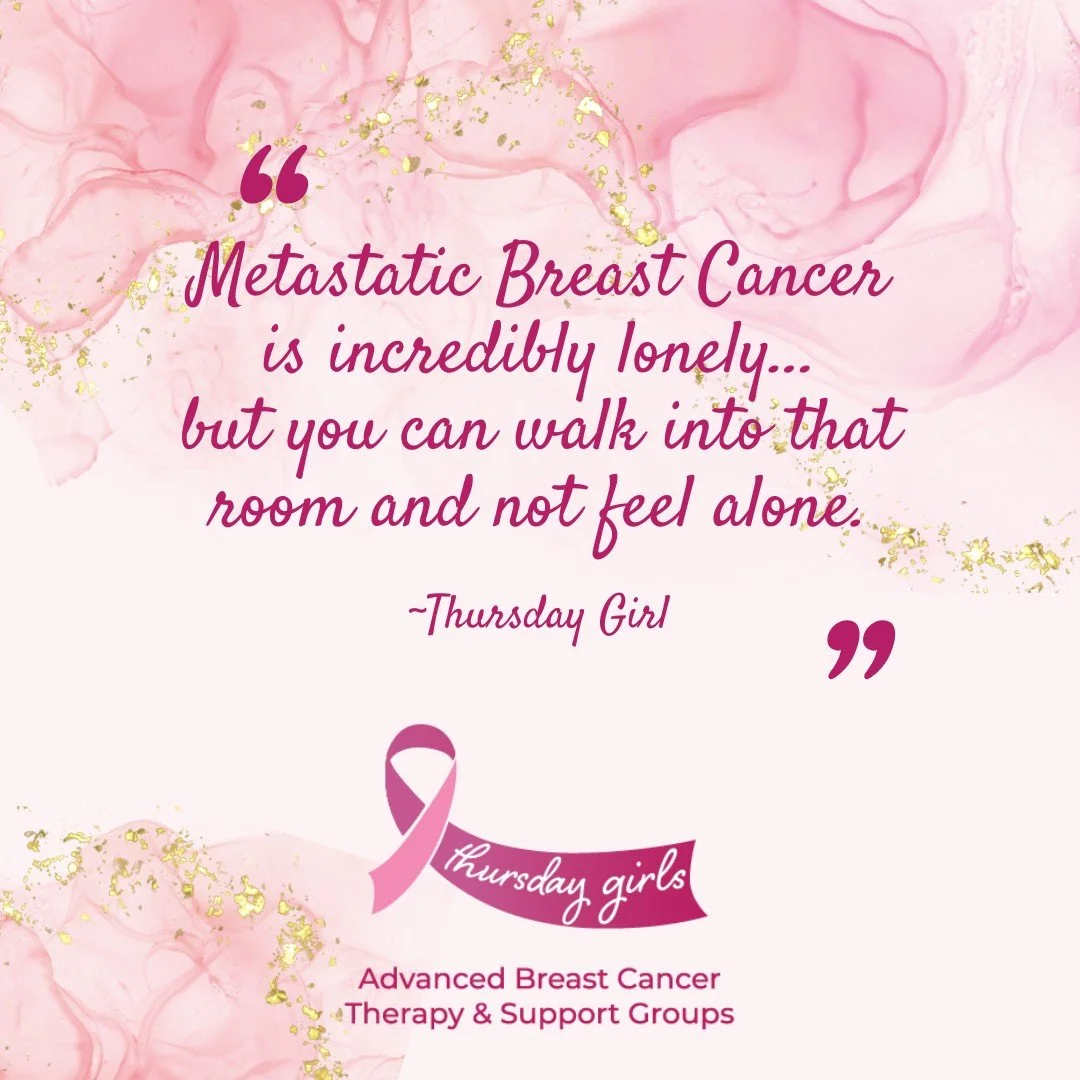 Walking into a support group for metastatic breast cancer for the first time can feel incredibly daunting.

For many new members, there is a quiet anxiety beforehand of wondering what it will be like to sit in a room with others who share the same di