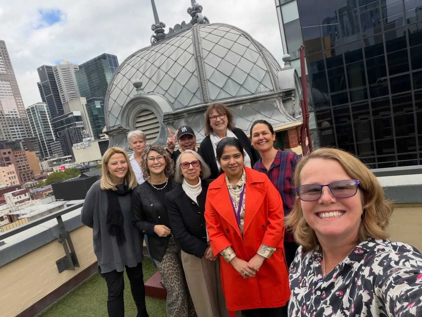 Each school holidays, our Thursday Girls take a break from their weekly counselling and have a social catchup for lunch. 

Today was the first one hosted in our new premises at the Queen Vic Women&rsquo;s Centre, in their beautiful rooftop space.

We