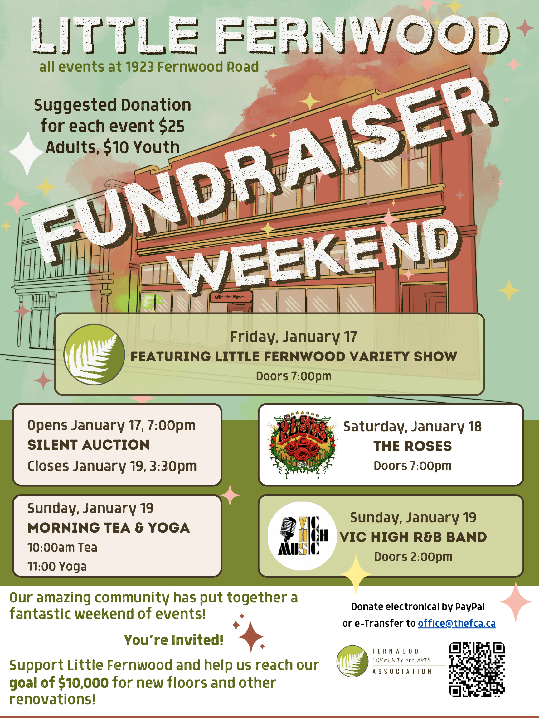 Donation Class to help Little Fernwood!