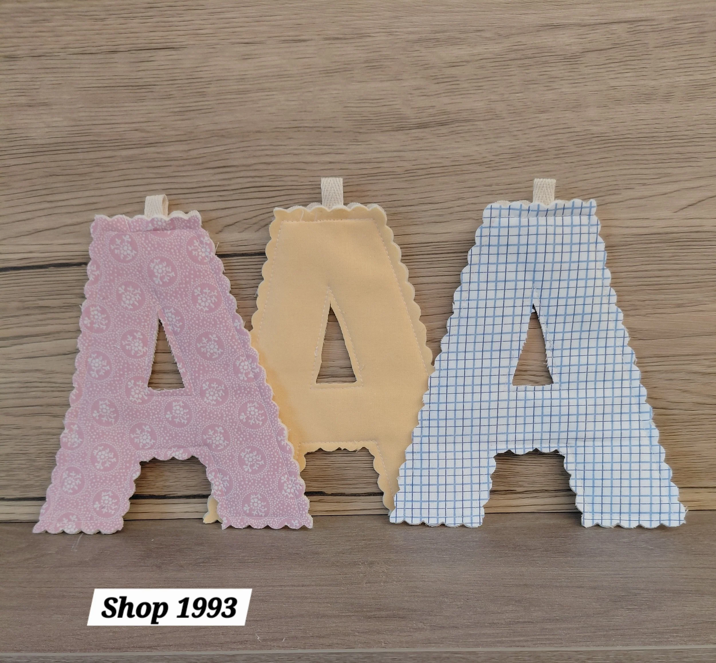 FABRIC LETTERS