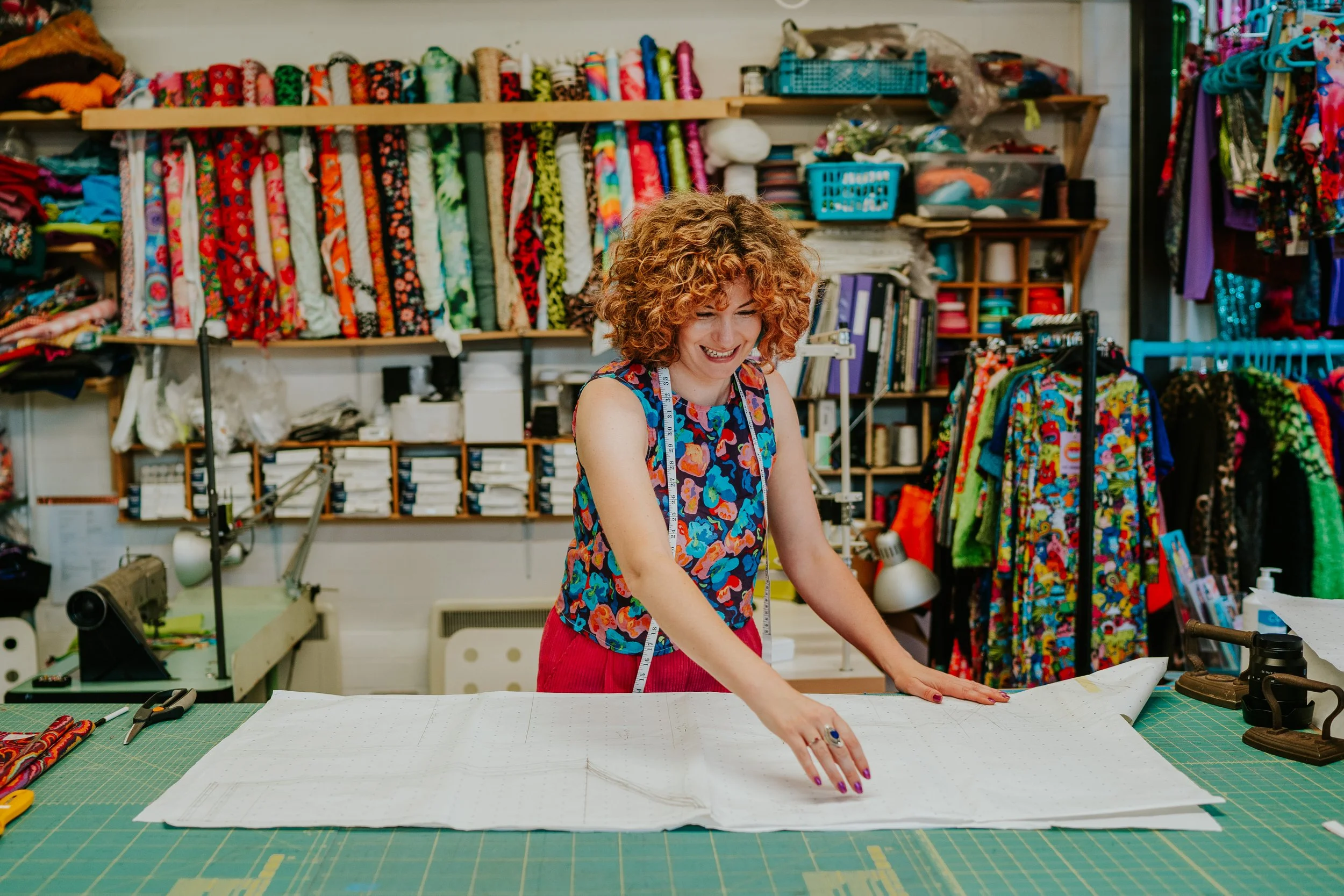 bespoke colourful clothing Nottingham Sneinton Market