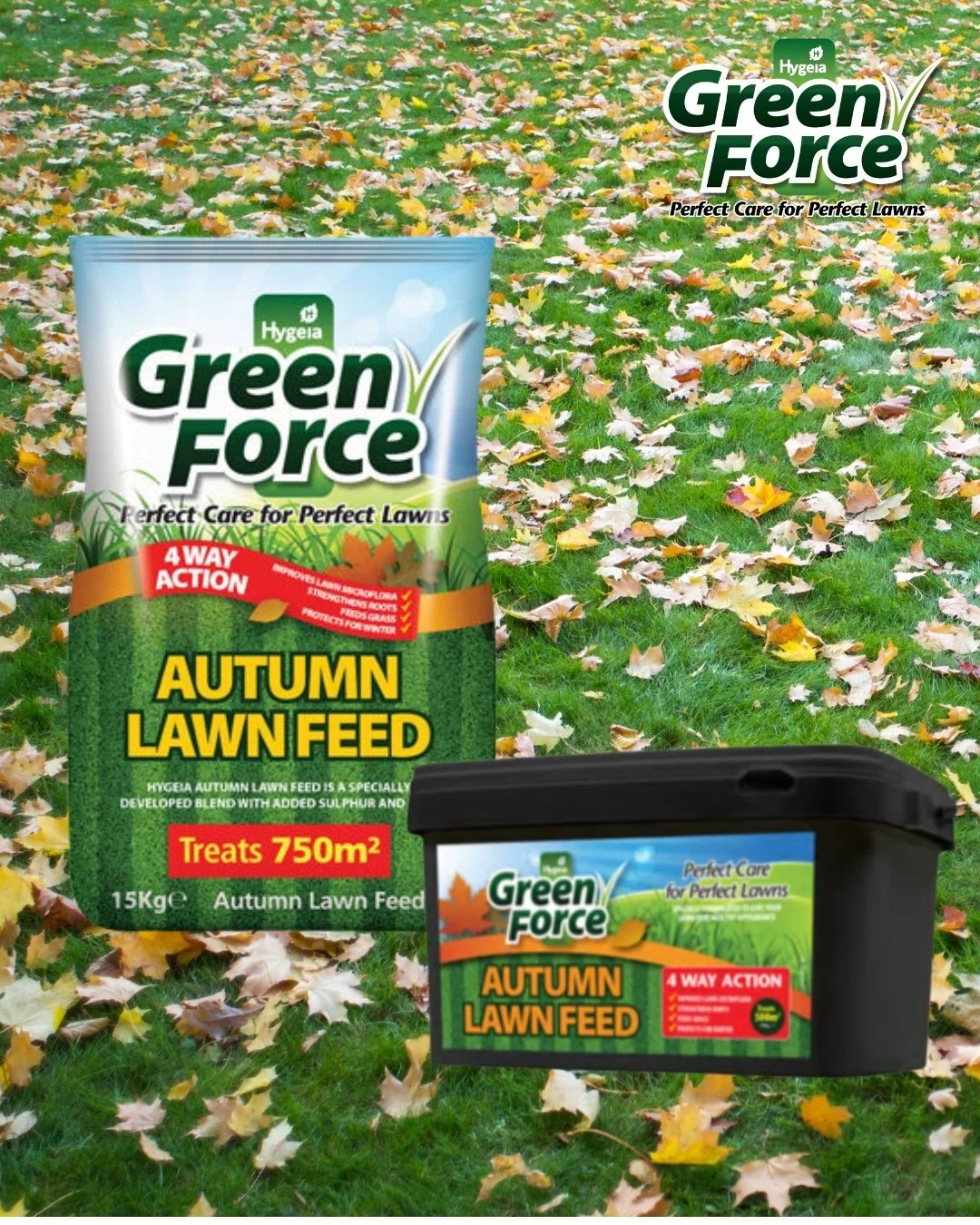 🍂 A greener lawn starts with autumn care. 🌱

Don&rsquo;t let your lawn fade away as the seasons change! GreenForce Autumn Lawn Feed is specially formulated with Nitrogen, Sulphur and Iron to support stronger roots and encourage a thicker, greener l