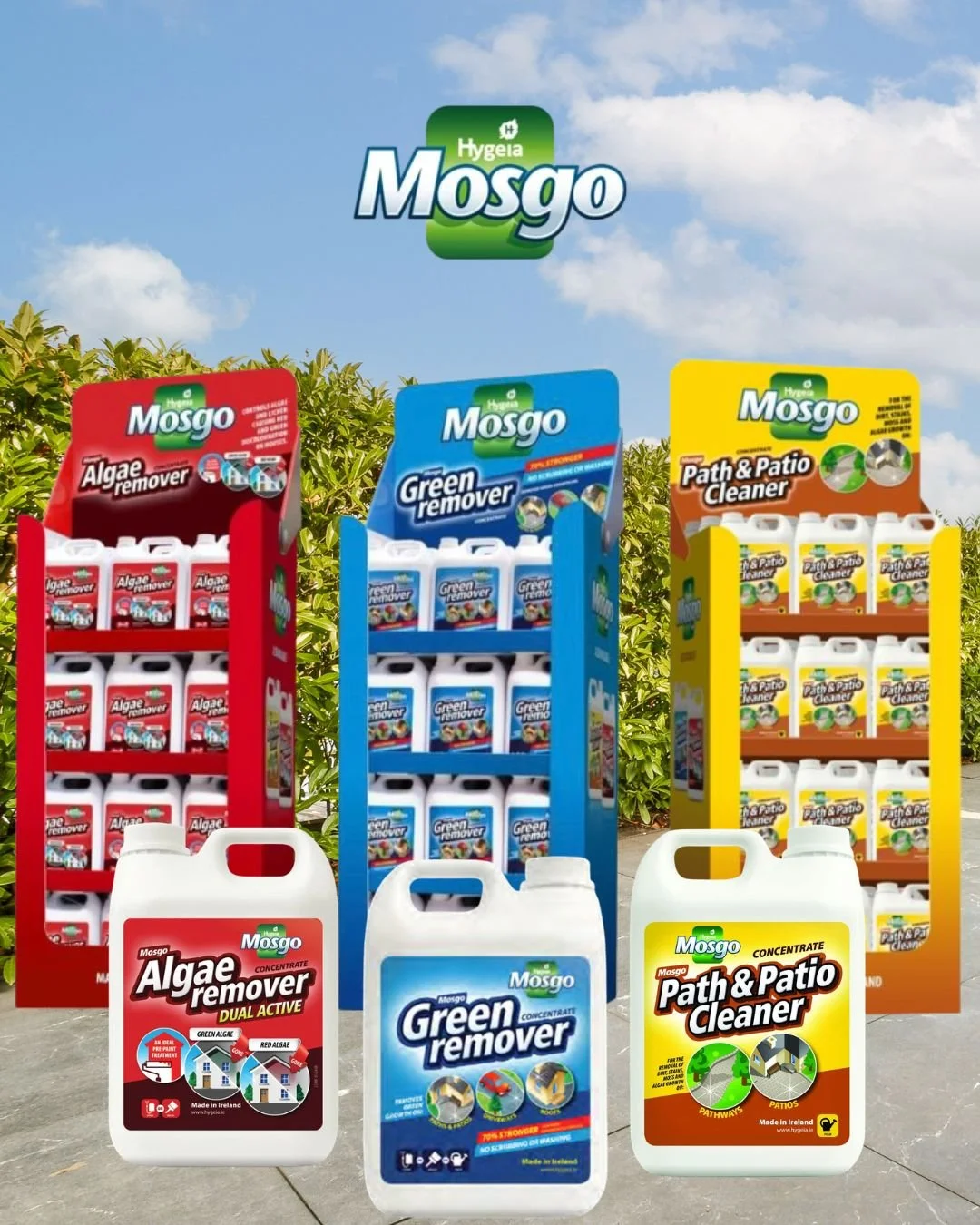 🍂 Get ready for autumn with Mosgo!

Damp, wet weather can mean more unwanted algae and green growth on paths, patios and outdoor surfaces. Now is the perfect time to get your Mosgo products in before the autumn weather really sets in.

🌿 Mosgo Gree