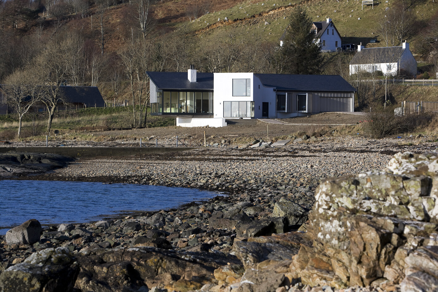 house on the coast, Argyll and Bute