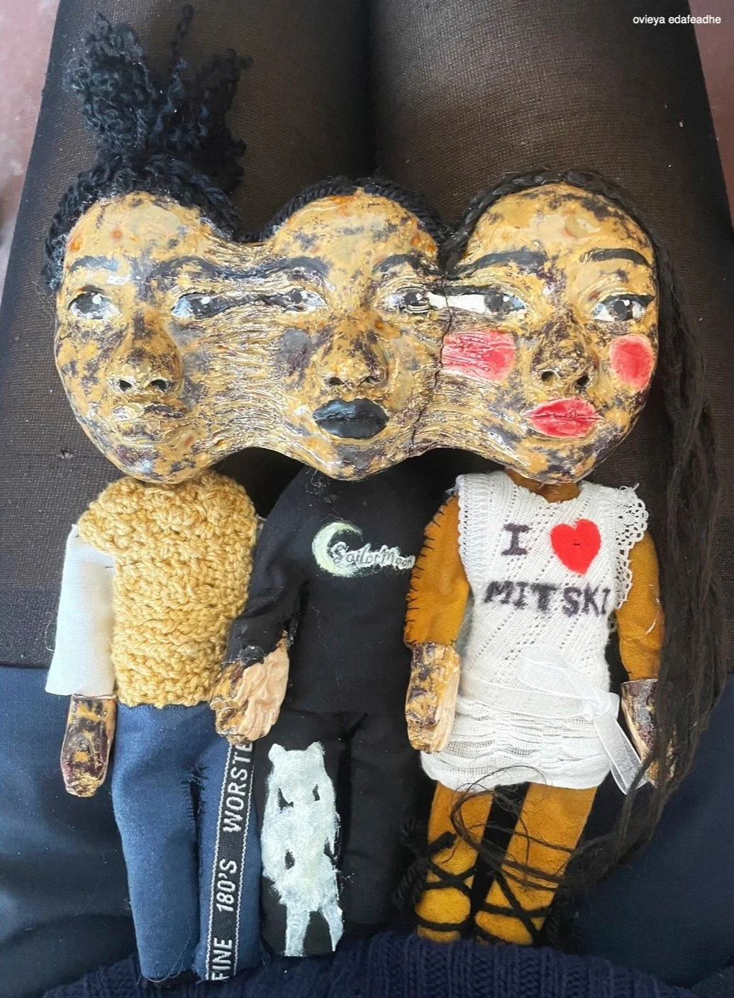 I wanted to try making a clay and cloth doll/set of dolls, since playing with dolls was a formative part of my childhood. As I researched, it allowed me to reflect on interests and trace the path of my growth, and revisit the various phases and stage