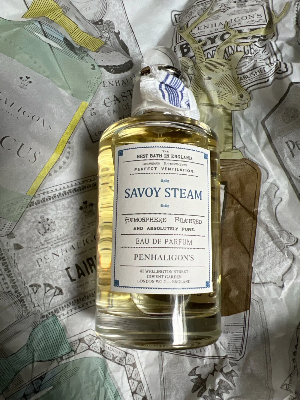 Penhaligon's savoy steam eat de perfum perfume 3ml sample — My