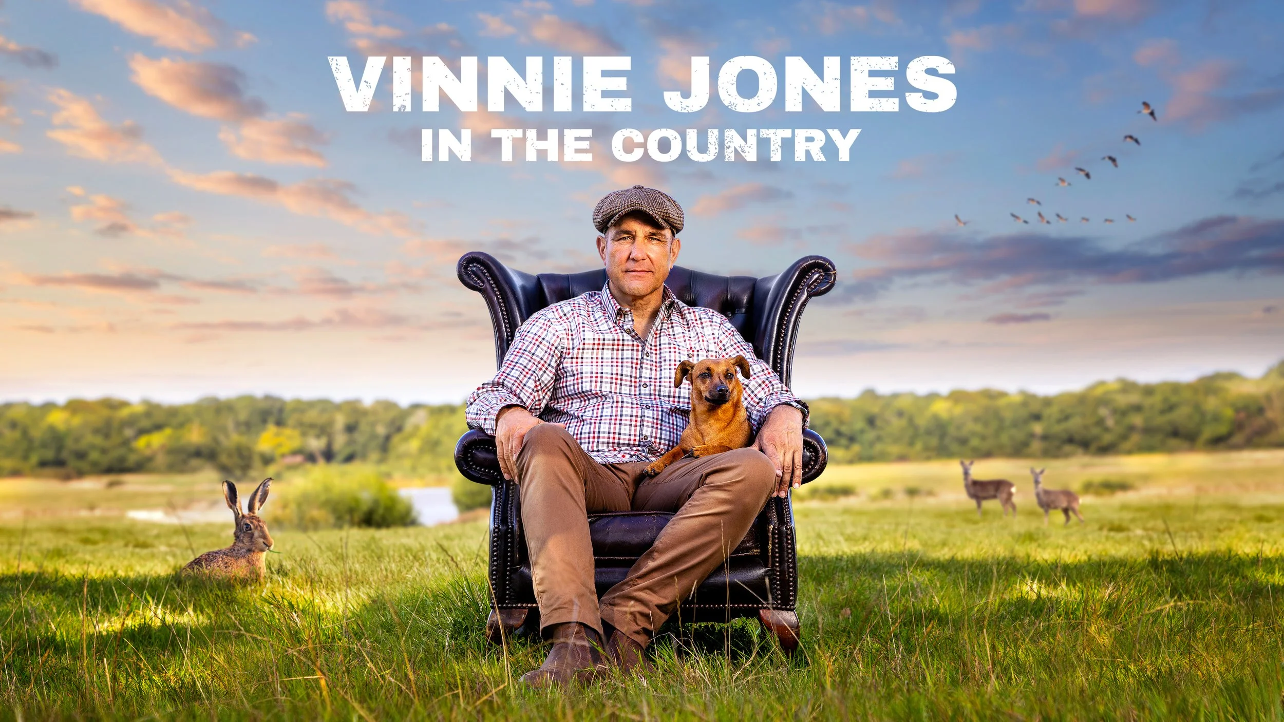 Vinnie Jones in the Country | Discovery+ | Key Art