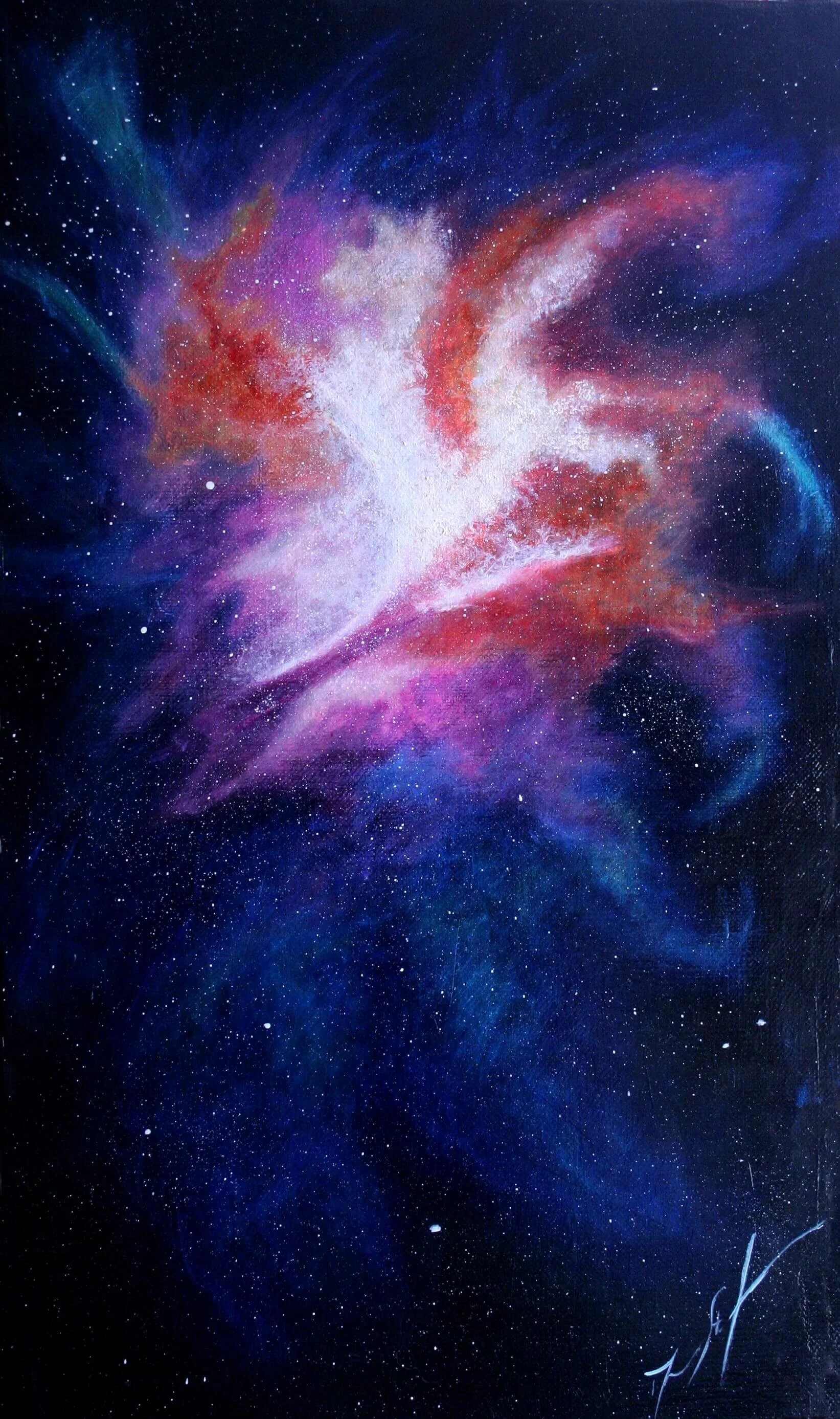 Envole d'une galaxie