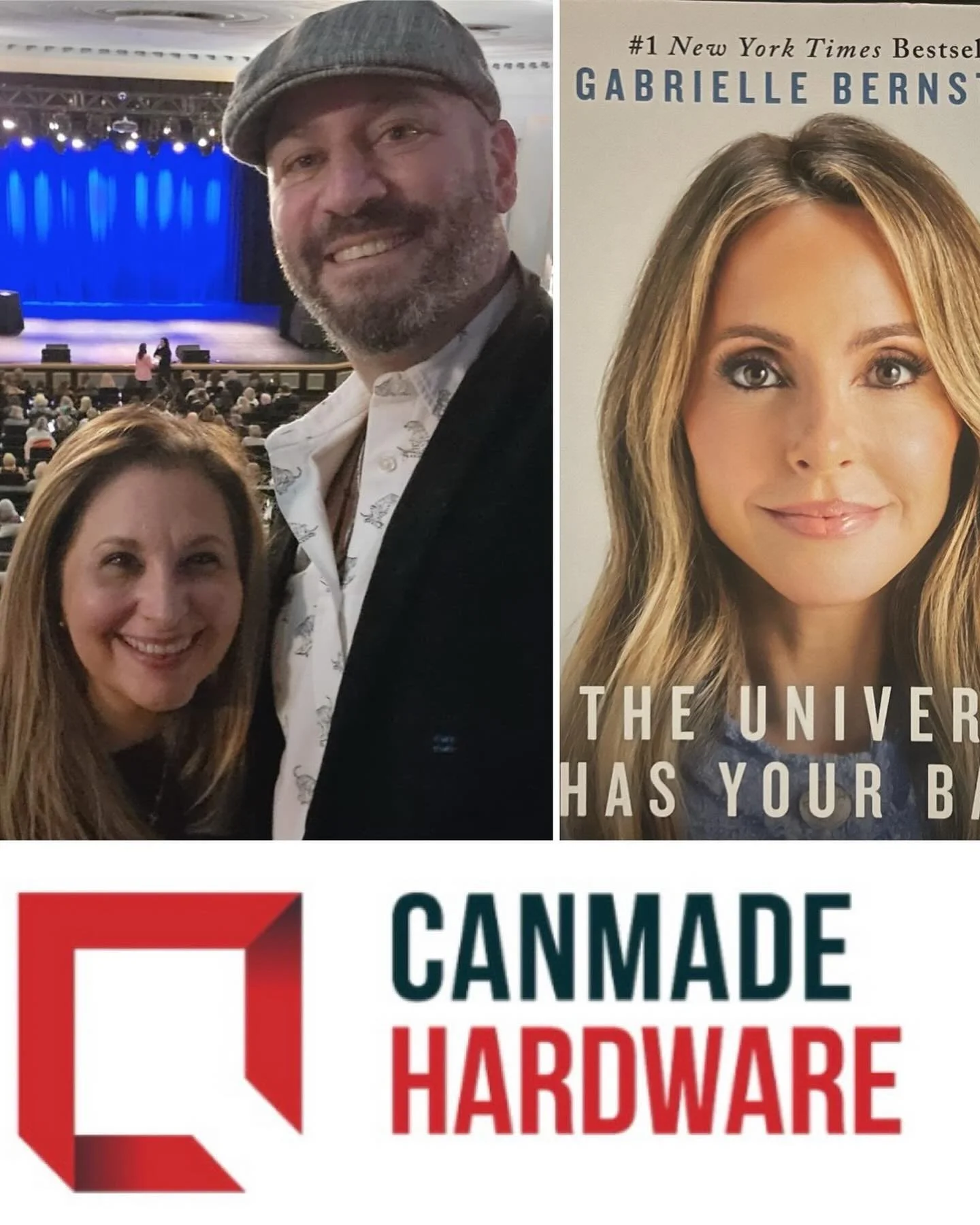 Feeling inspired today at Gabby Bernstein&rsquo;s The Universe Has Your Back. A beautiful reminder that design, like life, begins with energy and intention. Grateful to share this experience with my wonderful client and friend, @mauropff from @canmad