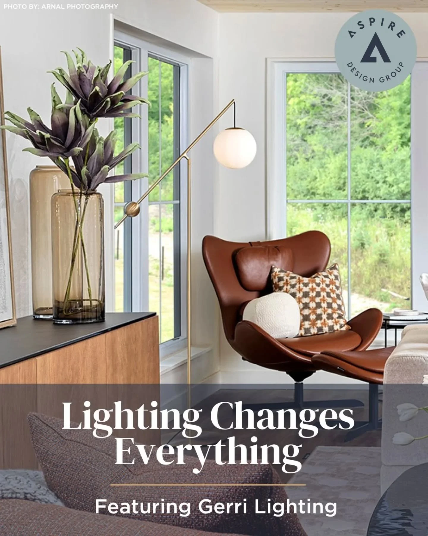 Lighting changes everything &mdash; and the Feature Home shines because of @gerrilighting.

From warm layers to statement moments, the right lighting doesn&rsquo;t just complete a room&hellip; it defines it.

Turn sound on and swipe through the trans