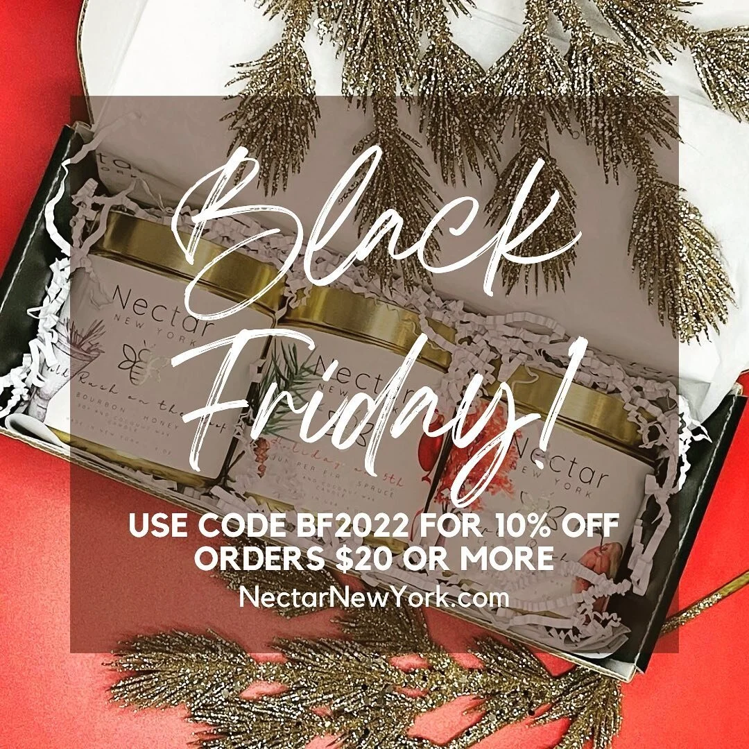 We are having a sale! 10% off store wide TODAY! Give the gift of deliciously handmade candles this season! #handmade #blackfriday #candles #homedecor #homescents #homegoods #bestcandles #luxurycandles #blackownedbusiness #womeninbusiness #giftshop #g