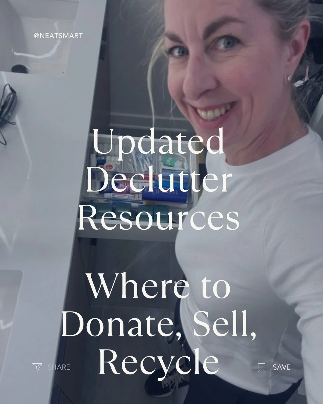 One thing I know that makes decluttering easier is knowing where the discards will go. ♻️📦🛍️
 
Or how to recycle the item or where to sell it. 

Begin with the end in mind is Habit 2 from Stephen Covey&rsquo;s bestselling book The 7 Habits of Highl