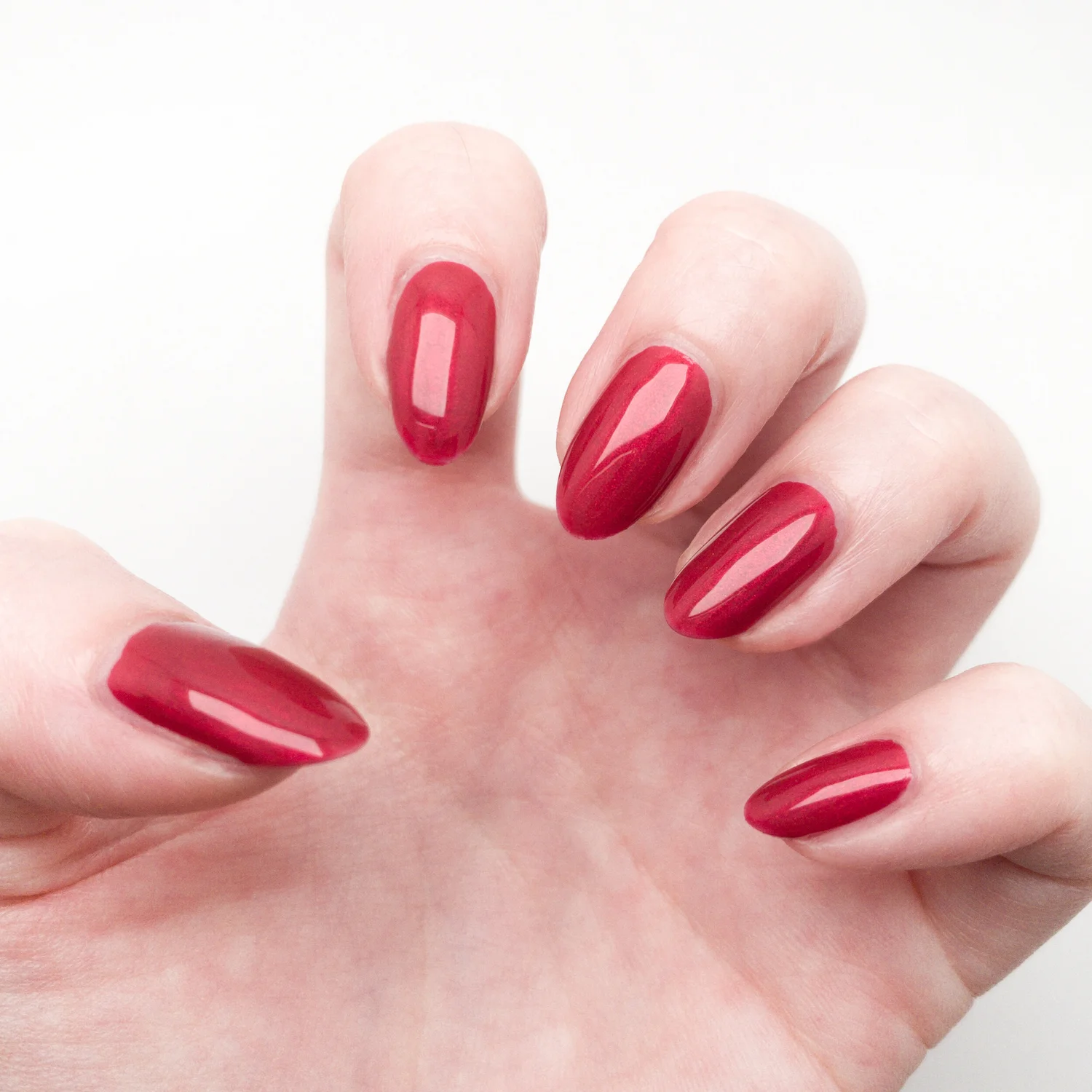 Glossy Light Lacquer manicure