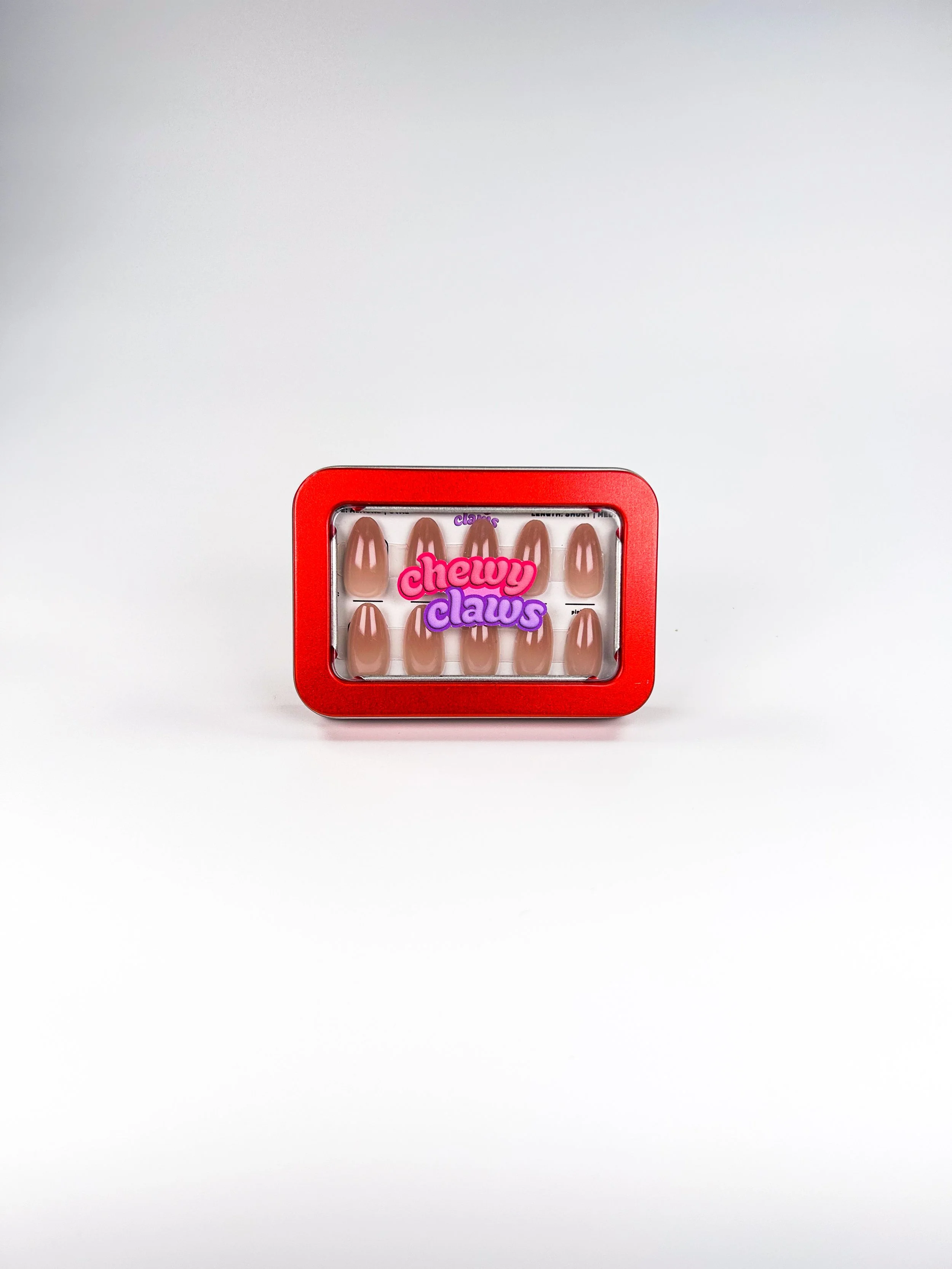 Chewy Claws Short Almond (Blush Fade) - Individual Size