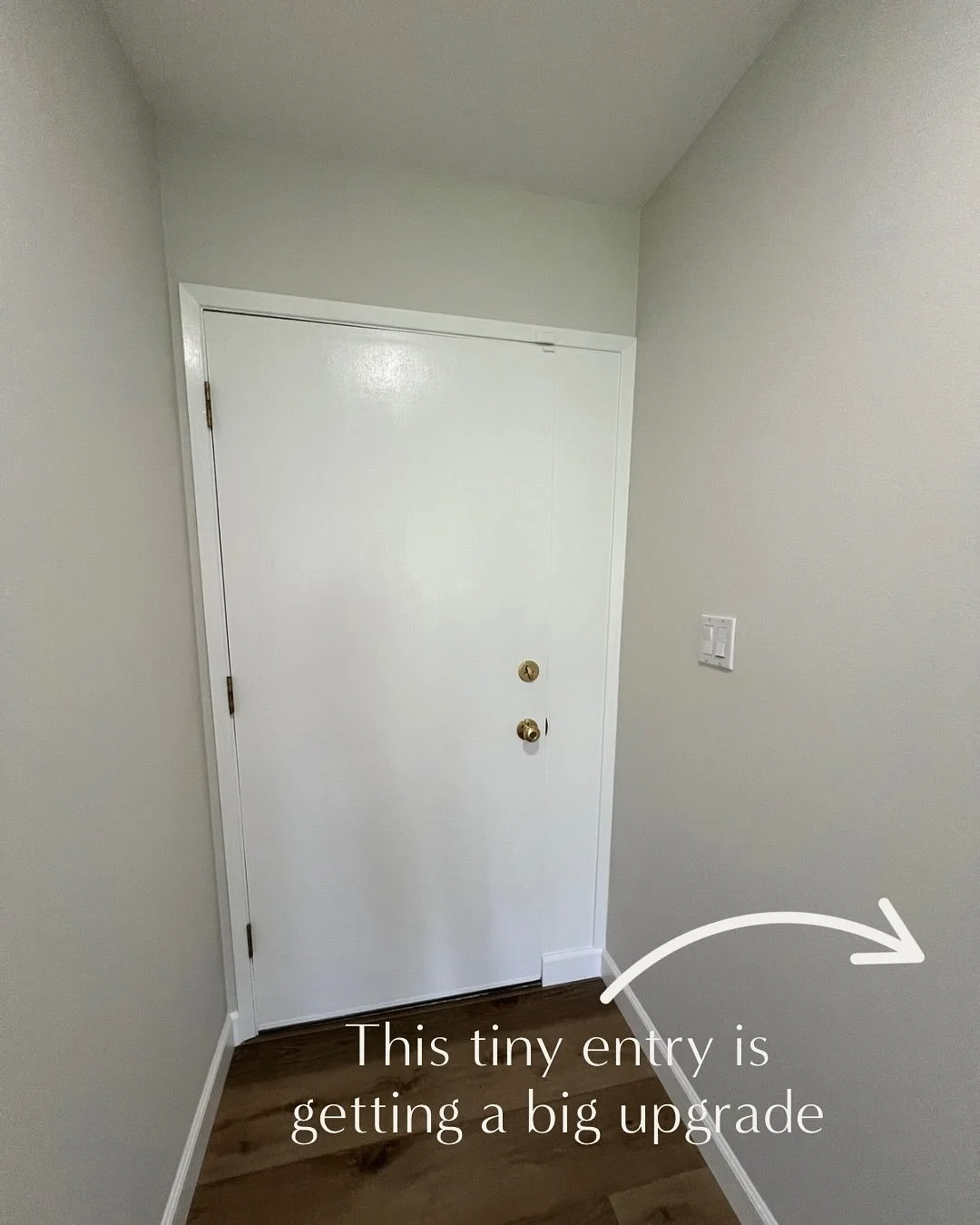 Little entryway, big dreams!
This was a much needed addition to the scope for our Midcentury Avenue Ranch project. An adjacent bedroom had a small closet that was easily forfeited to expand the entryway, giving the home the introduction it deserves. 