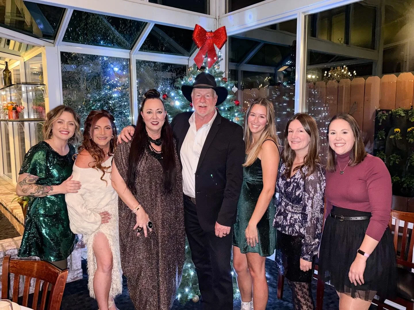 Happy holidays from all of us!
We got together for our annual Christmas dinner last night. It&rsquo;s always such a great night of food, wine and laughs. 🥂
