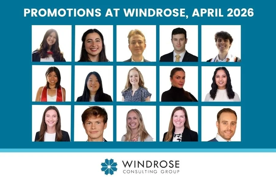 Windrose Consulting Group Announces Fifteen Team Promotions
