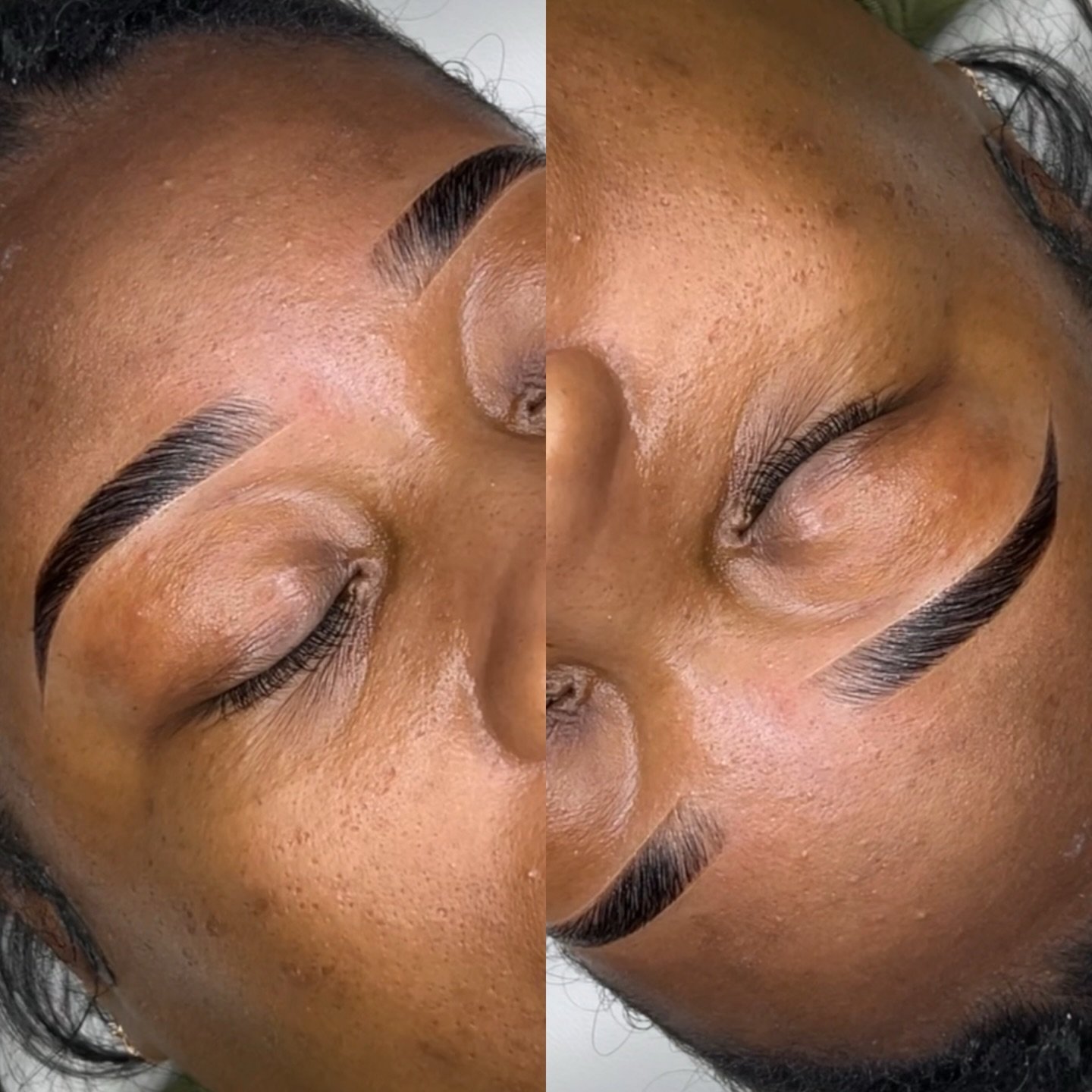 This Brow Lamination Wax &amp; Tint was deserving of a permanent spot on the feed! 😍 

@browcodepro 3 Step LaminationSystem 
@browcodepro Hybrid Stain in &ldquo;Brooklyn Brown &amp; Perfecto Brown