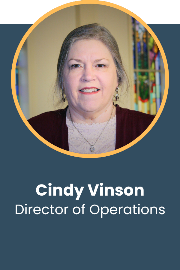 Cindy Vinson, Director of Operations
