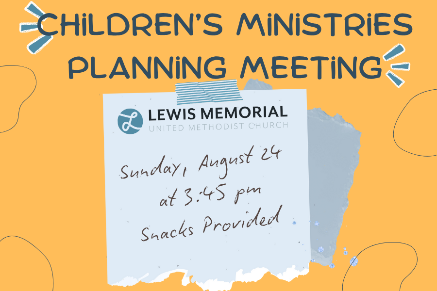 Children's Ministries Planning Meeting