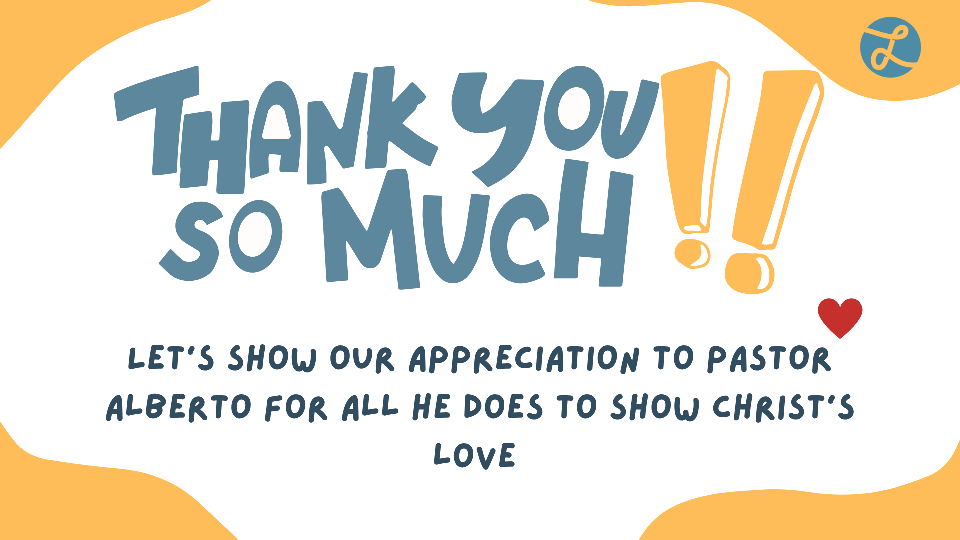 Pastor Appreciation Month!