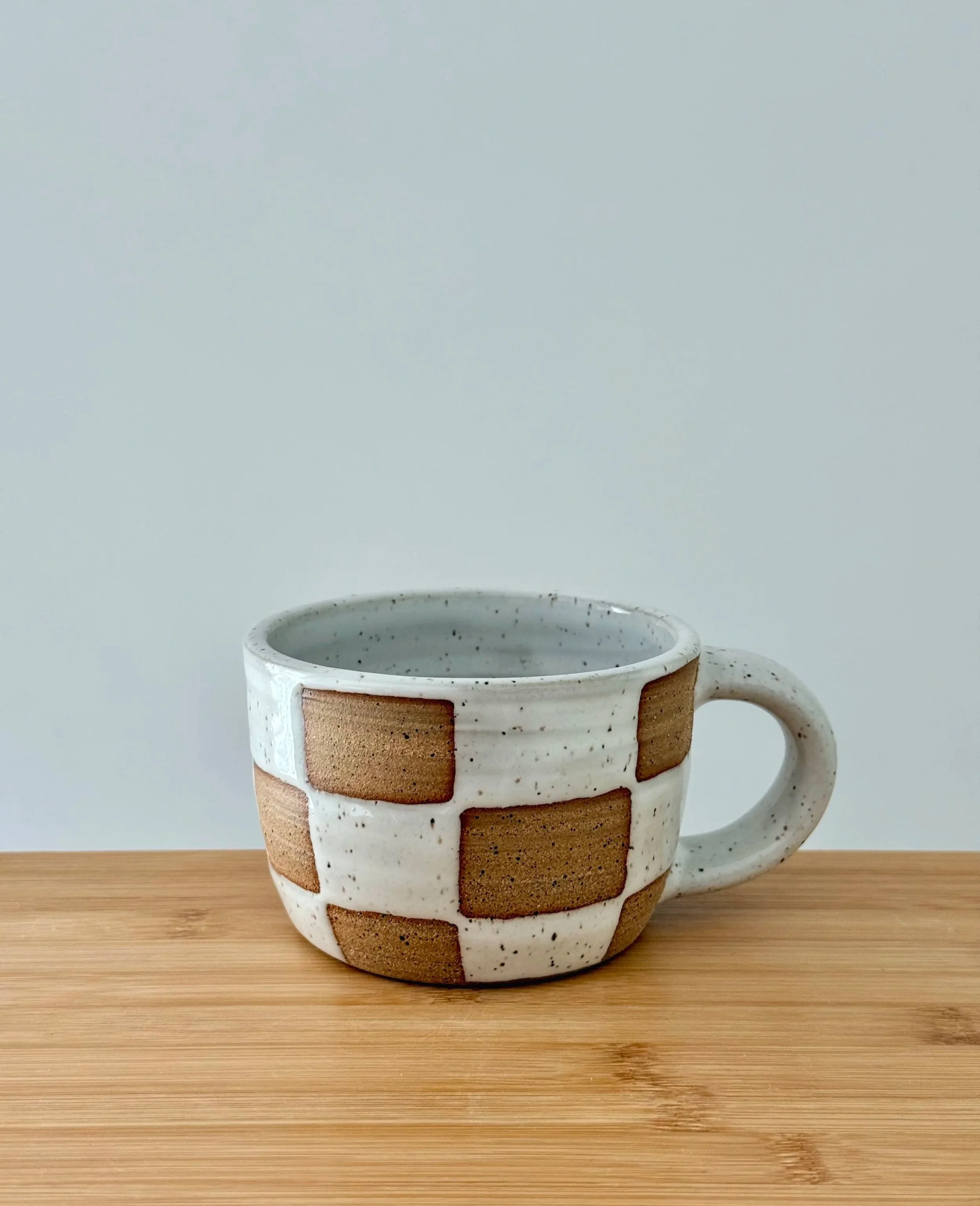 Checker Mug & Plate
