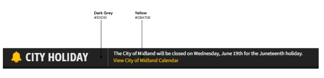 Civic Alert Banners
