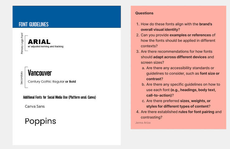 Branding: Font Specifications