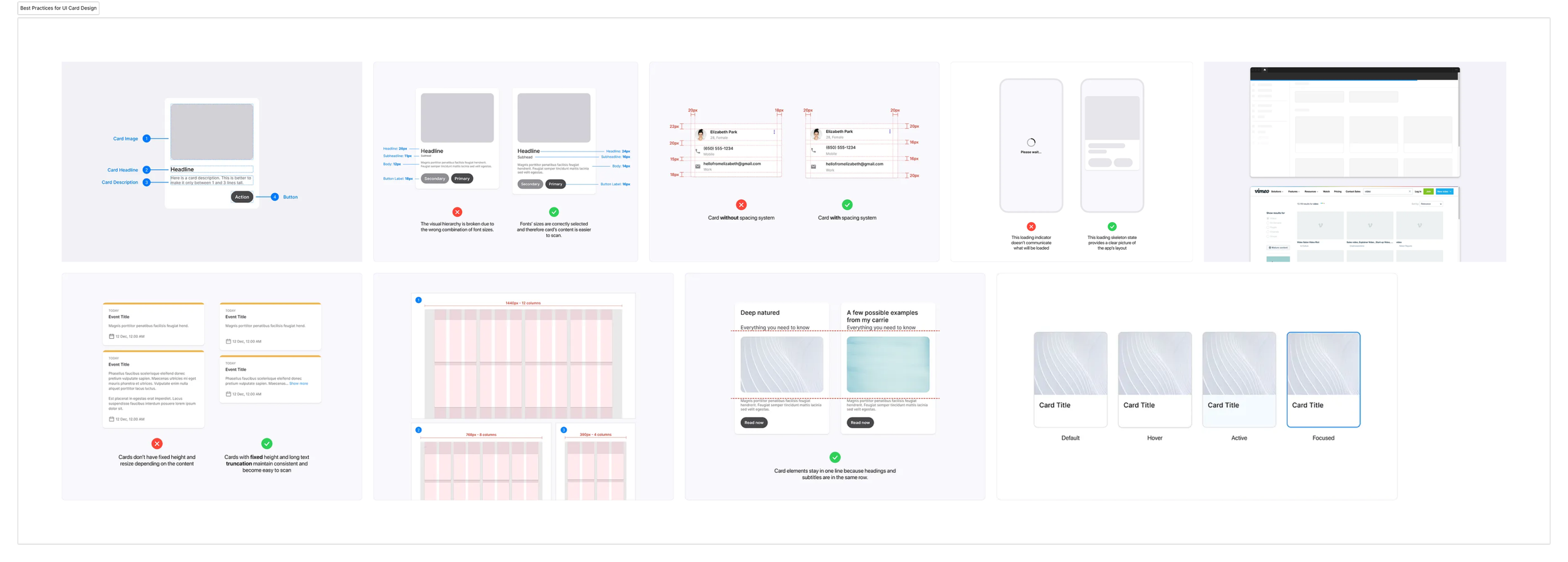 Best Practices for UI Card Design