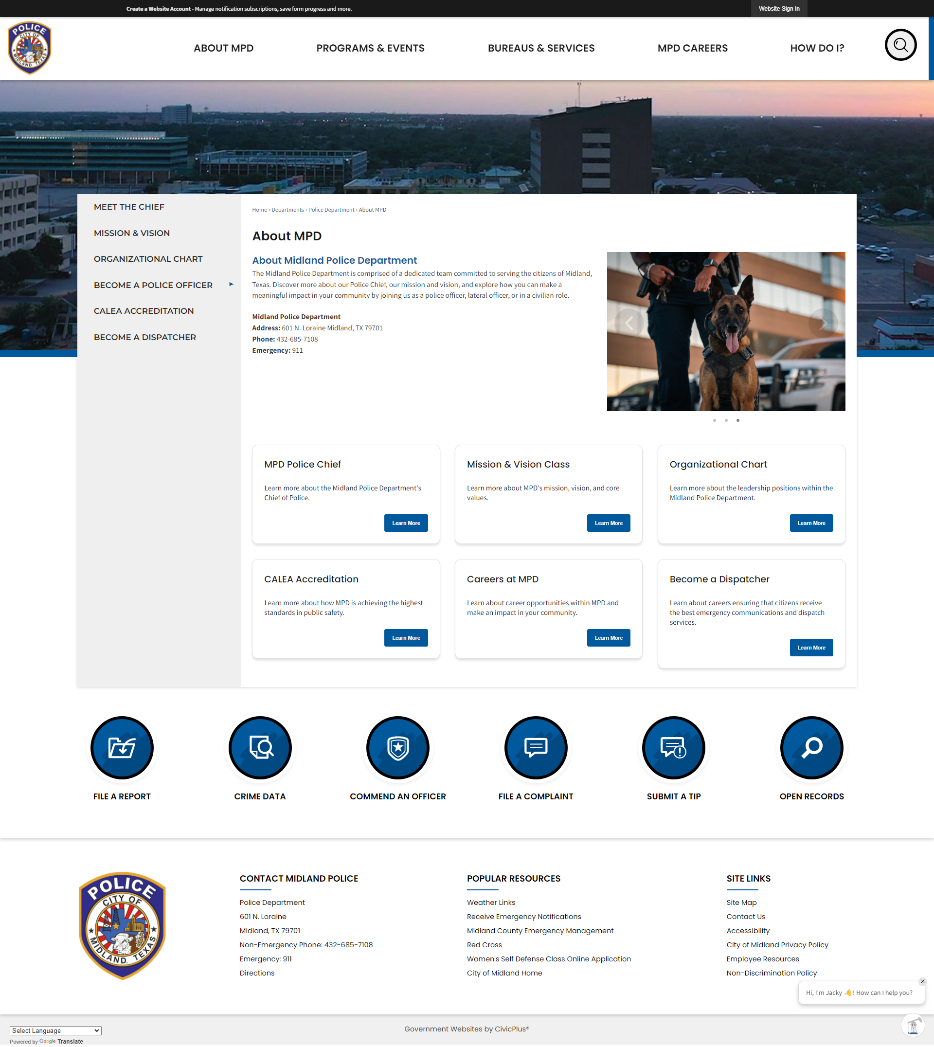 About MPD Homepage