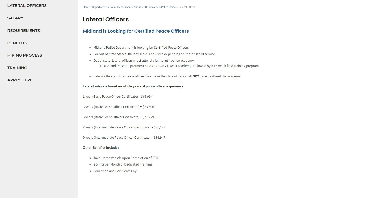 Lateral Officers (Original)