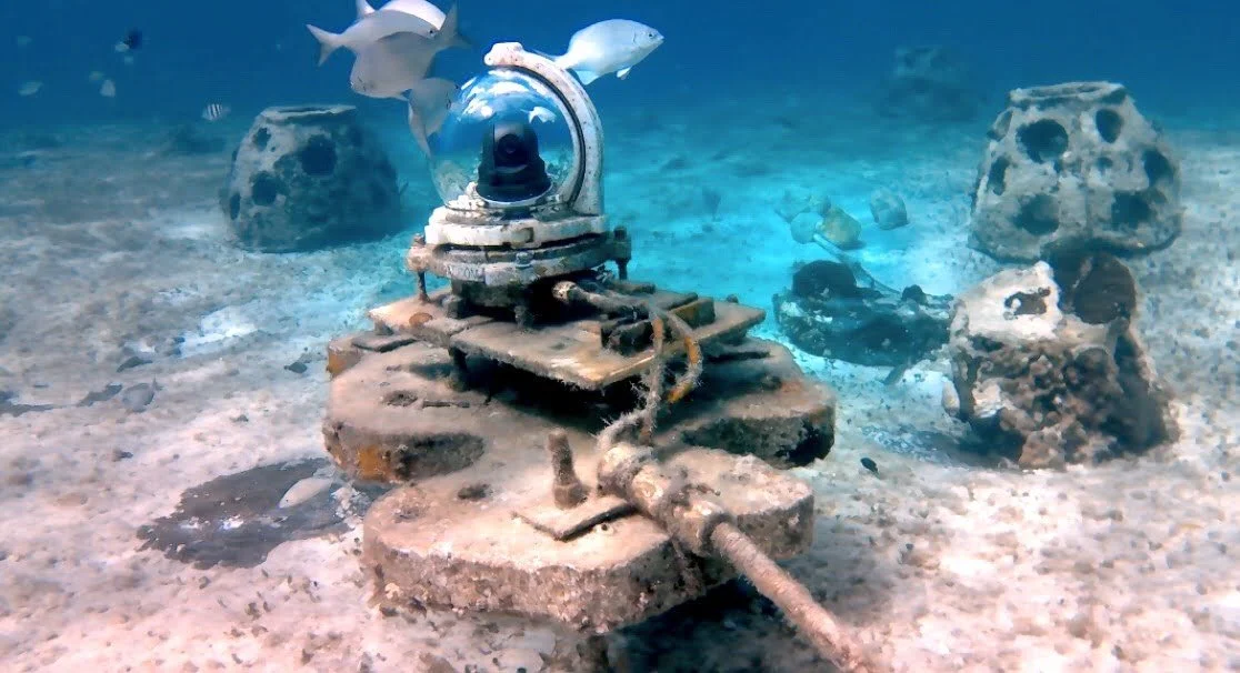 Underwater webcam diving at Tikila Reef Cozumel