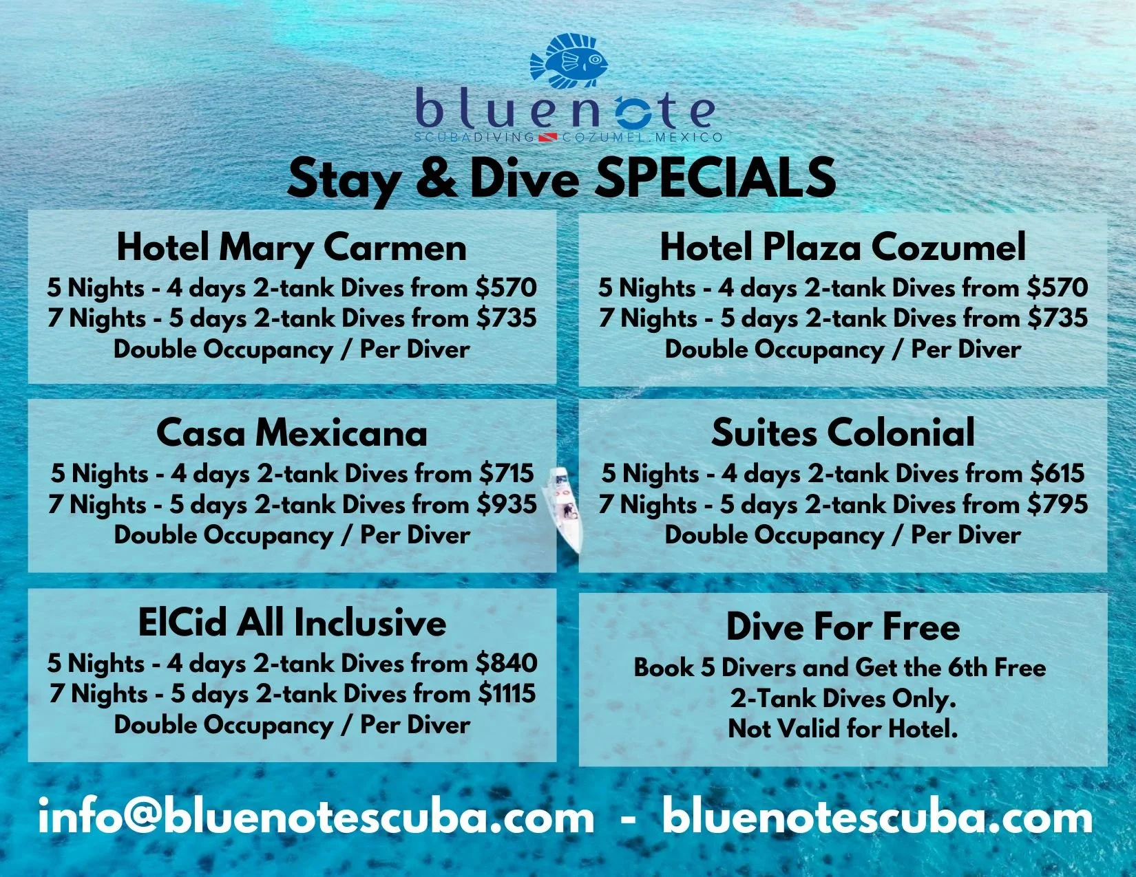 DEMA 2025 — Scuba Dive Cozumel Blue Note Scuba