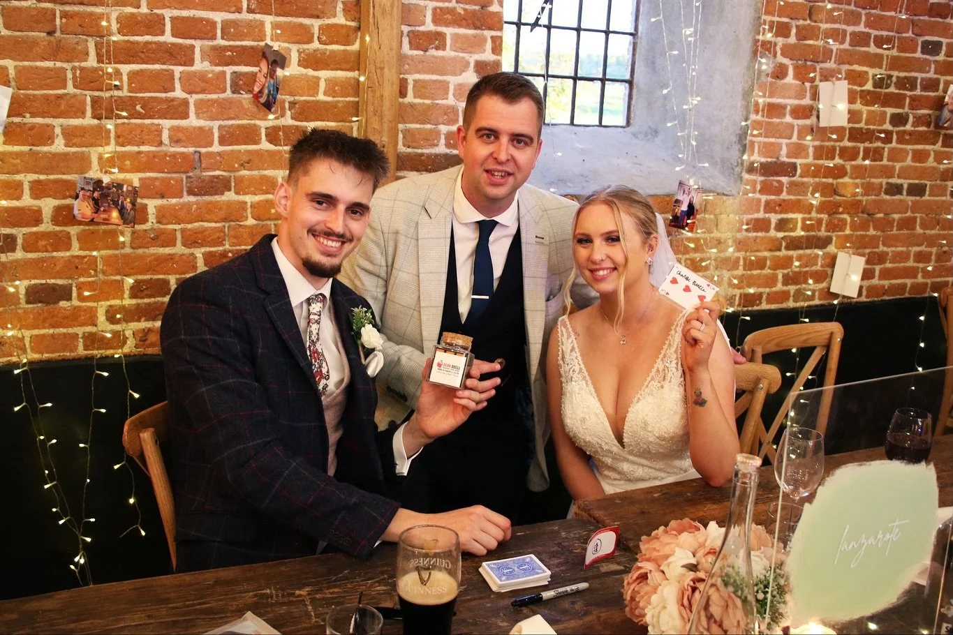 Congratulations to Charley and Thomas who had an incredible wedding day @godwickweddings 

A pleasure to provide magic entertainment throughout the day! Thank you for sharing this photographs taken by Jon Ellinor

Catering: @jonathan_james_catering 
