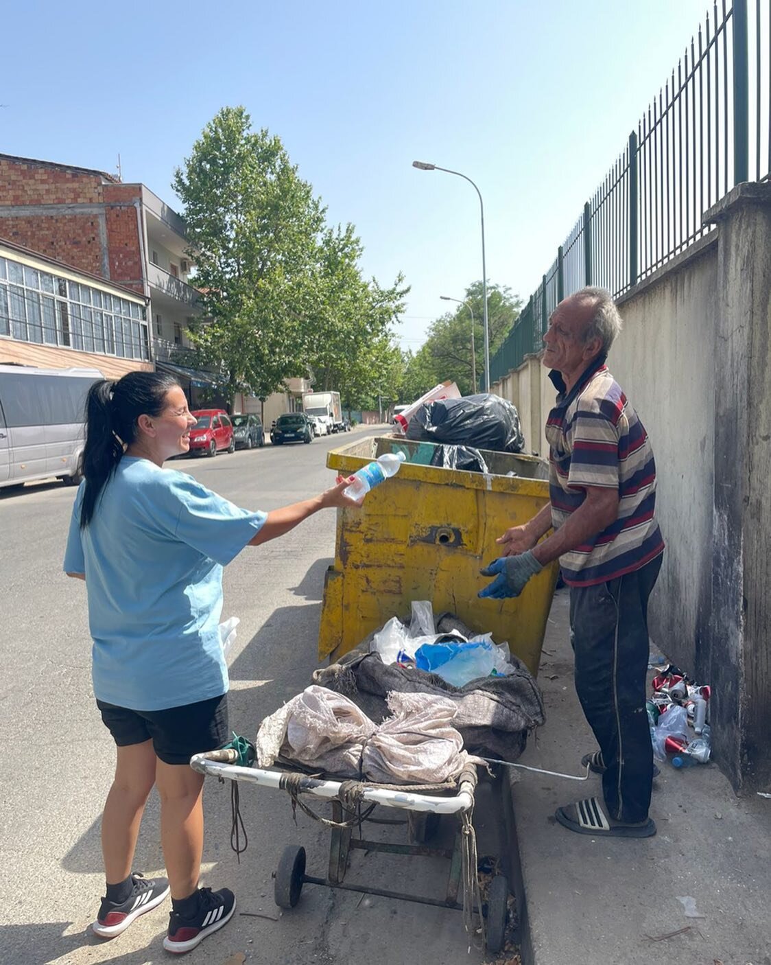 35C today, and it was a joy to hit the streets and hand out bottles of cold water to neighbours in our community. #steppingout #lovingothers #wearetekura #blessing