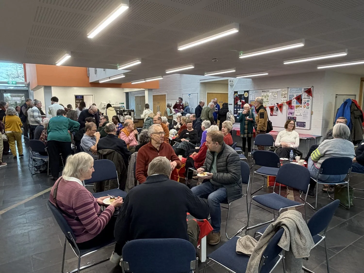 Sharing a community meal at The Table