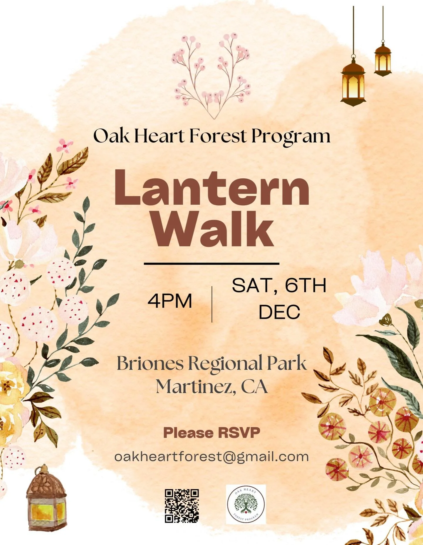 It&rsquo;s the same event, just a different date.  One of the most magical evenings is almost here.
On Saturday, December 6th, we&rsquo;ll gather at our nature classroom in Briones to celebrate light, warmth, and community as we welcome the winter se