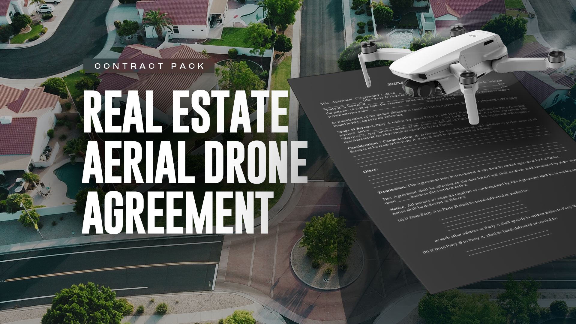 Real Estate Aerial Drone Photography Contract