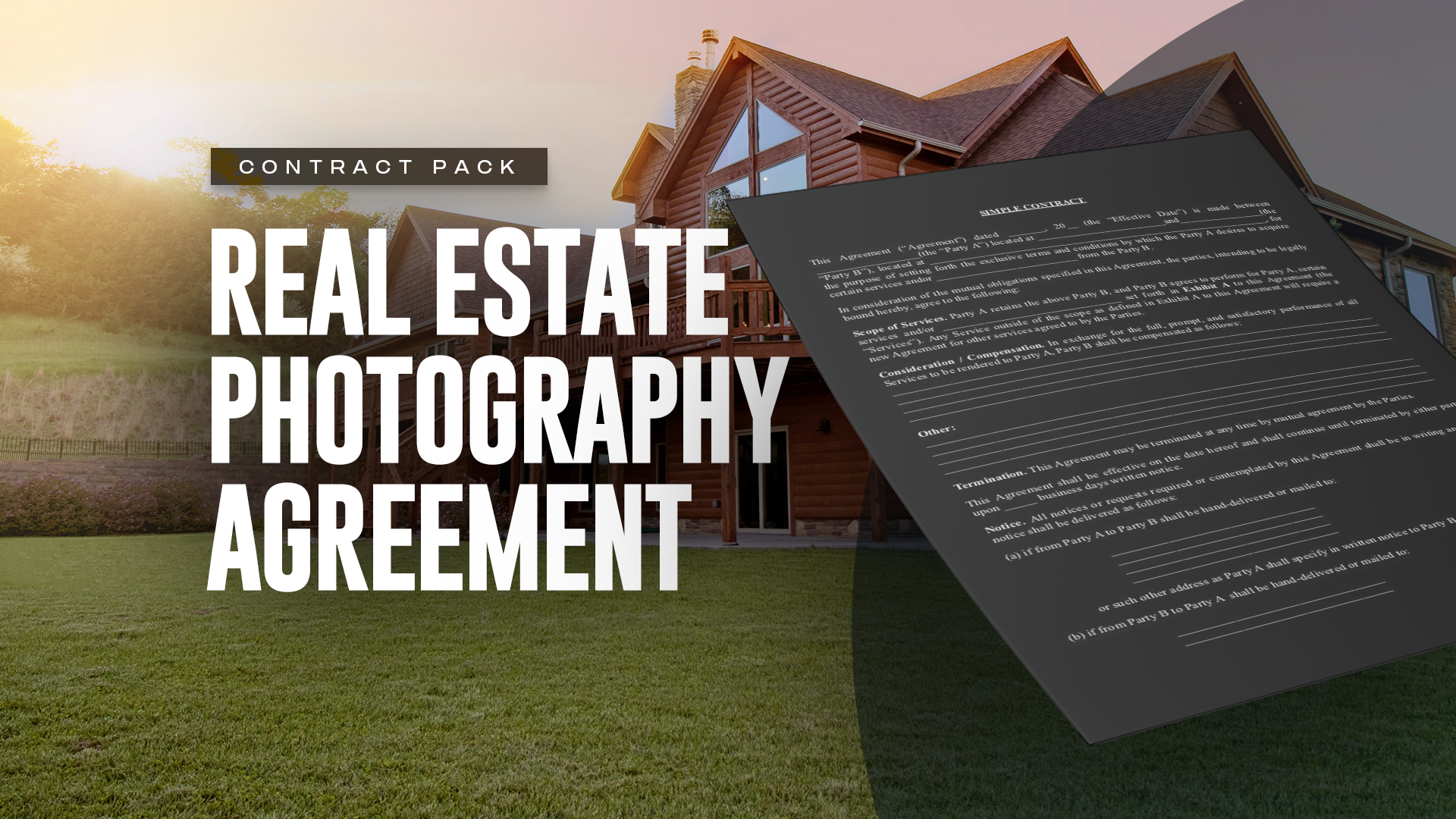 Real Estate Photography Contract