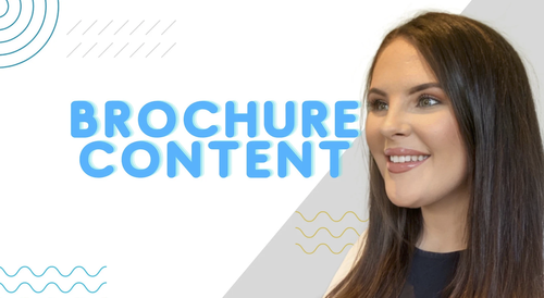 CONTENT CREATOR FOR BROCHURES, FLYER OR PAMPHLETS - 