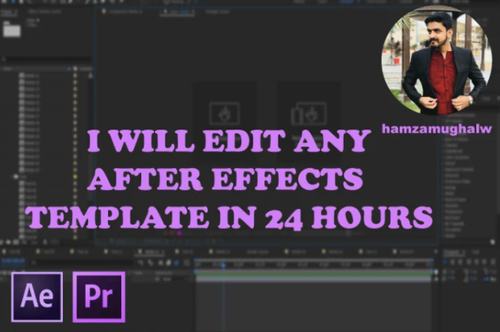 EDIT VIDEOHIVE AFTER EFFECT FILES